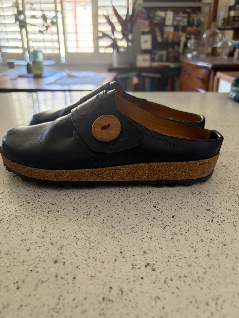 Women’s Leather Haflinger Clog Size 37